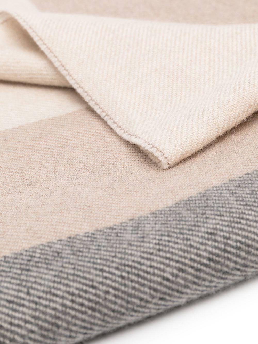 Sciarpa di lana a righe multicolore Brunello cucinelli - uomo 