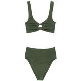 Bikini due pezzi nadine in verde Hunza g - donna 