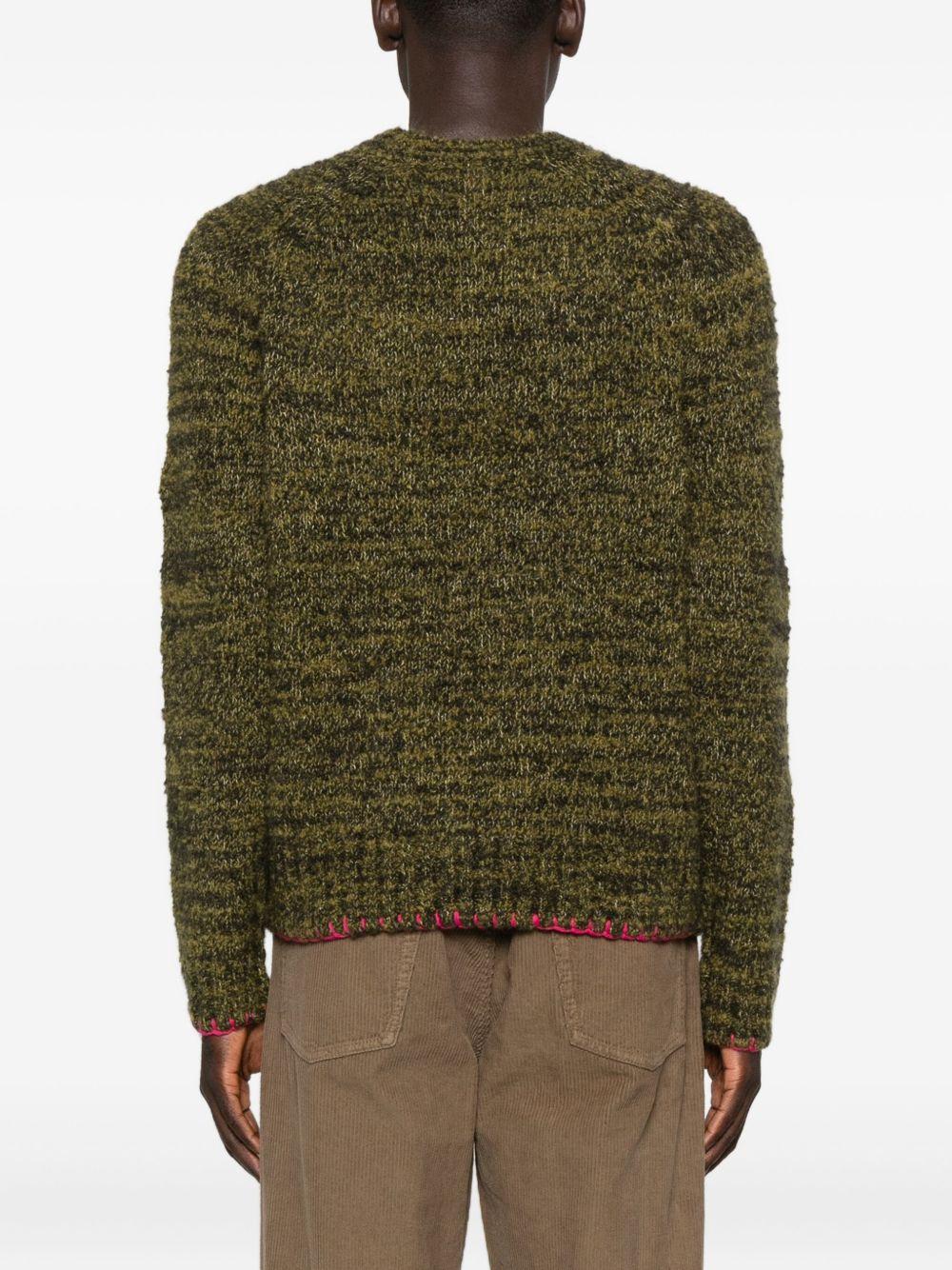 Maglione a girocollo frederik in verde Sunflower - uomo 
