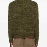 Maglione a girocollo frederik in verde Sunflower - uomo 