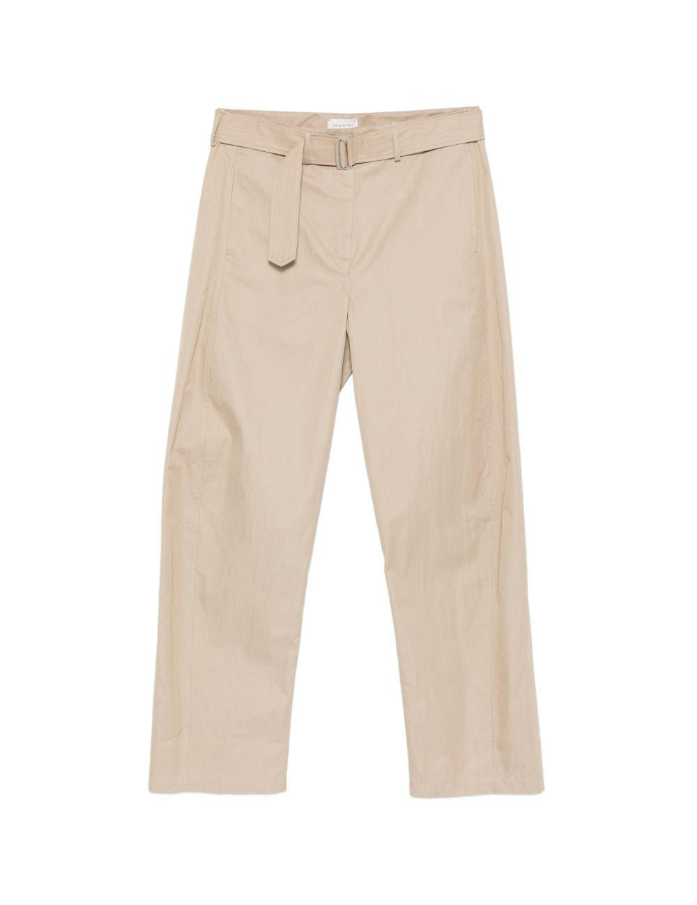 Pantaloni con cintura in beige Magda butrym - donna 