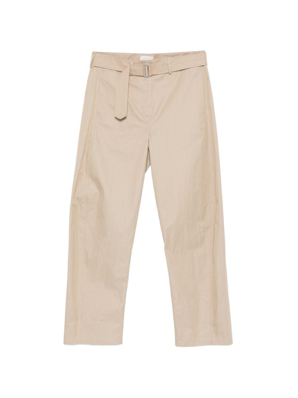 Pantaloni con cintura in beige Magda butrym - donna 
