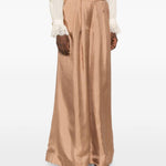 Pantaloni plissé con cintura in beige Zimmermann - donna 