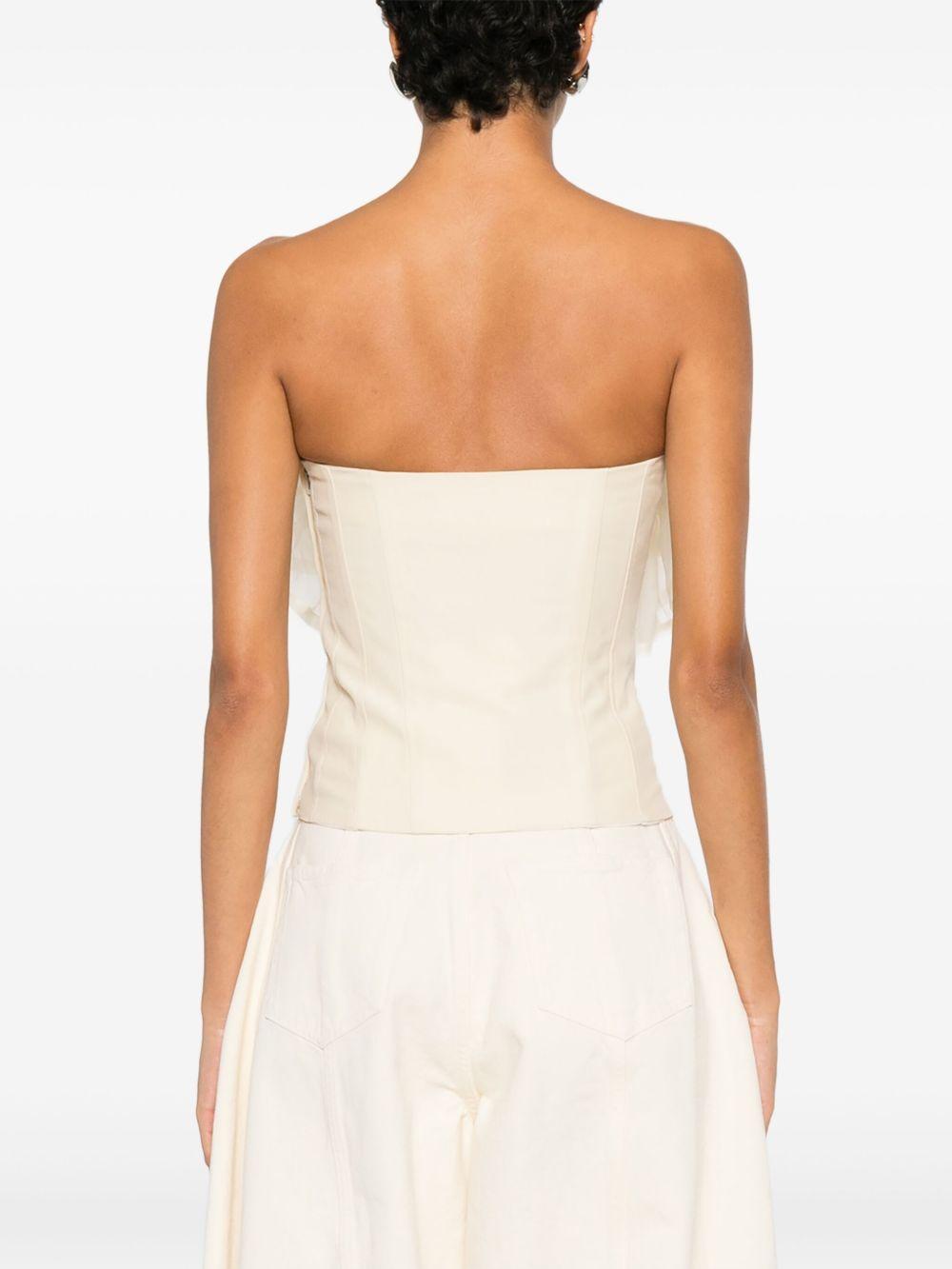 Top con ruches in beige Viktor&rolf - donna 