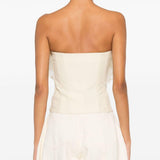 Top con ruches in beige Viktor&rolf - donna 
