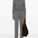 Maglione a collo alto in grigio Gotha - donna 