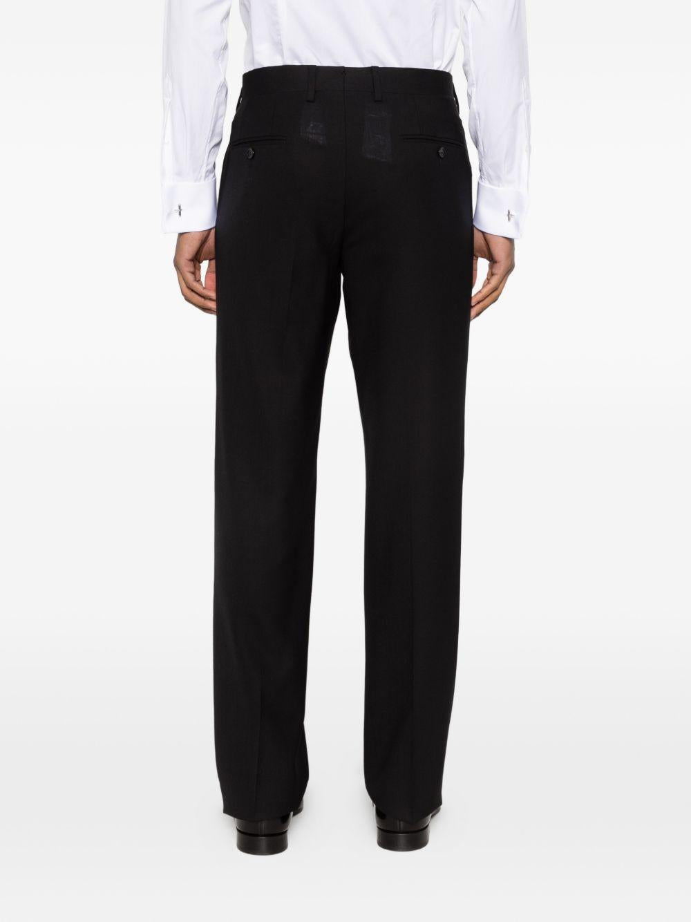 Pantaloni patuk in nero lardini - uomo 
