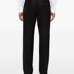 Pantaloni patuk in nero lardini - uomo 