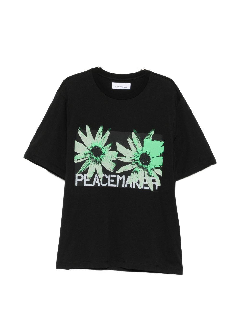 T-shirt con stampa grafica in nero Oamc peacemaker - uomo 