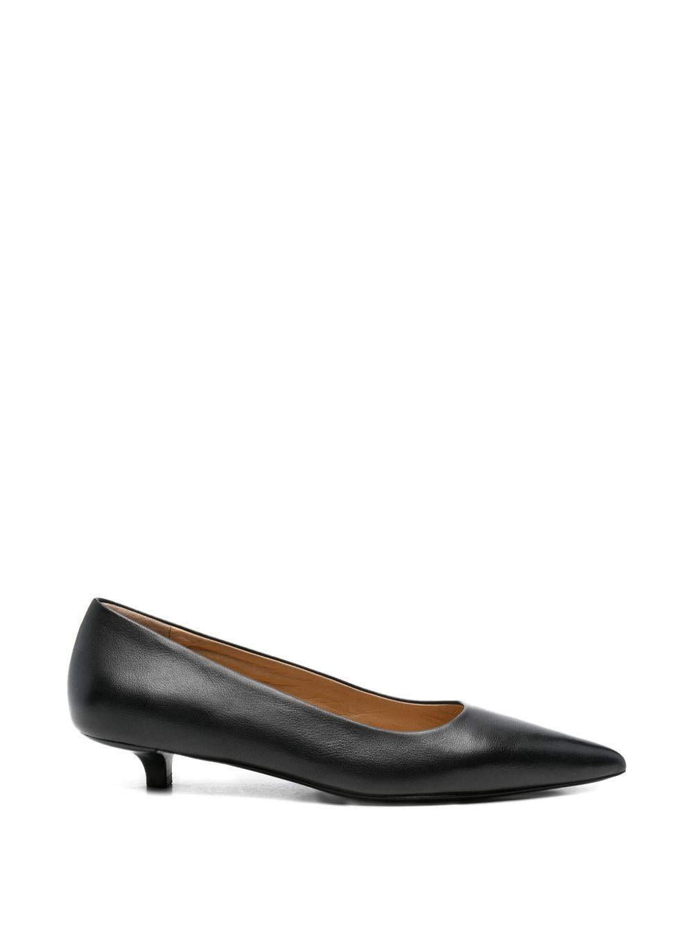 Decollete a punta spino in nero Marsell - donna 
