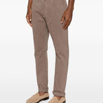 Jeans a cinque tasche in marrone Brunello cucinelli - uomo 