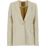 Blazer Kiran con revers a scialle in bianco Uma wang  - donna 