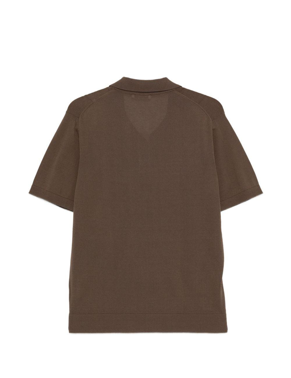 Polo in maglia in marrone Kangra - uomo 