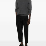 Pantaloni a pieghe con piega stirata in nero Briglia 1949 - uomo 