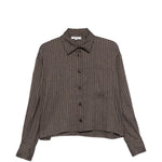 Camicia a righe in marrone Antonelli - donna 