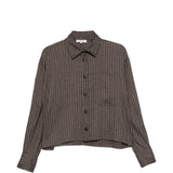 Camicia a righe in marrone Antonelli - donna 