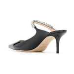 Mules con cristalli bing 65 in nero Jimmy Choo - donna 