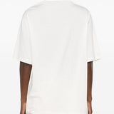 T-shirt con foulard in avorio Lemaire - donna 
