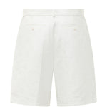 Shorts con monogramma in bianco Casablanca - uomo 