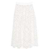 Gonna in pizzo in bianco Maurizio - donna 