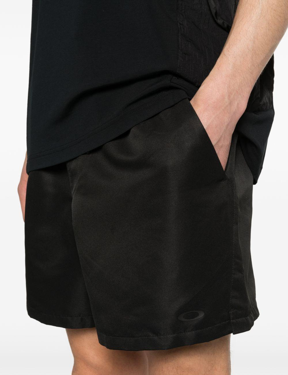 Pantaloncini con coulisse in nero Oakley - uomo 