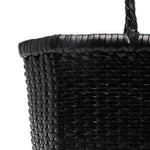 Borsa a mano intrecciata b.weave in nero Dragon diffusion - donna 