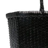 Borsa a mano intrecciata b.weave in nero Dragon diffusion - donna 