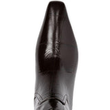 Stivali bettina con effetto pelle coccodrillo in marrone Paris texas - donna 
