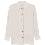 Camicia con frange in grigio Antonelli - donna 