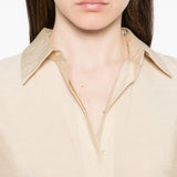 Abito lungo parachute in beige Toteme - donna 