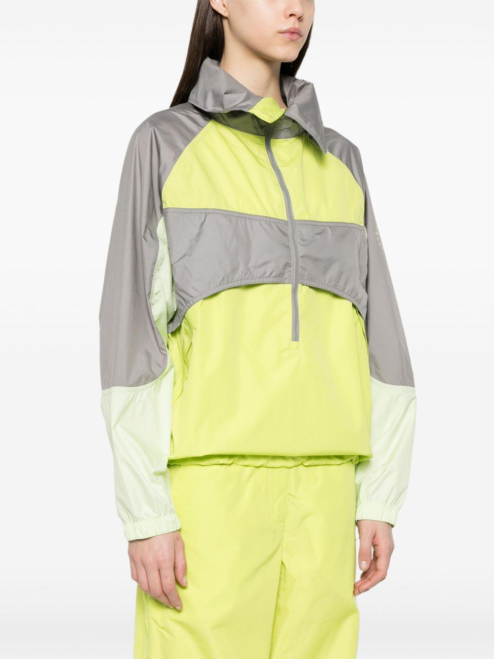 Giacca truenature in grigio e giallo adidas by Stella McCartney - donna 