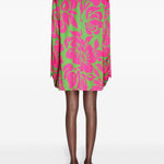 Blazer con stampa floreale bliss in verde e rosa Dries van noten - donna 