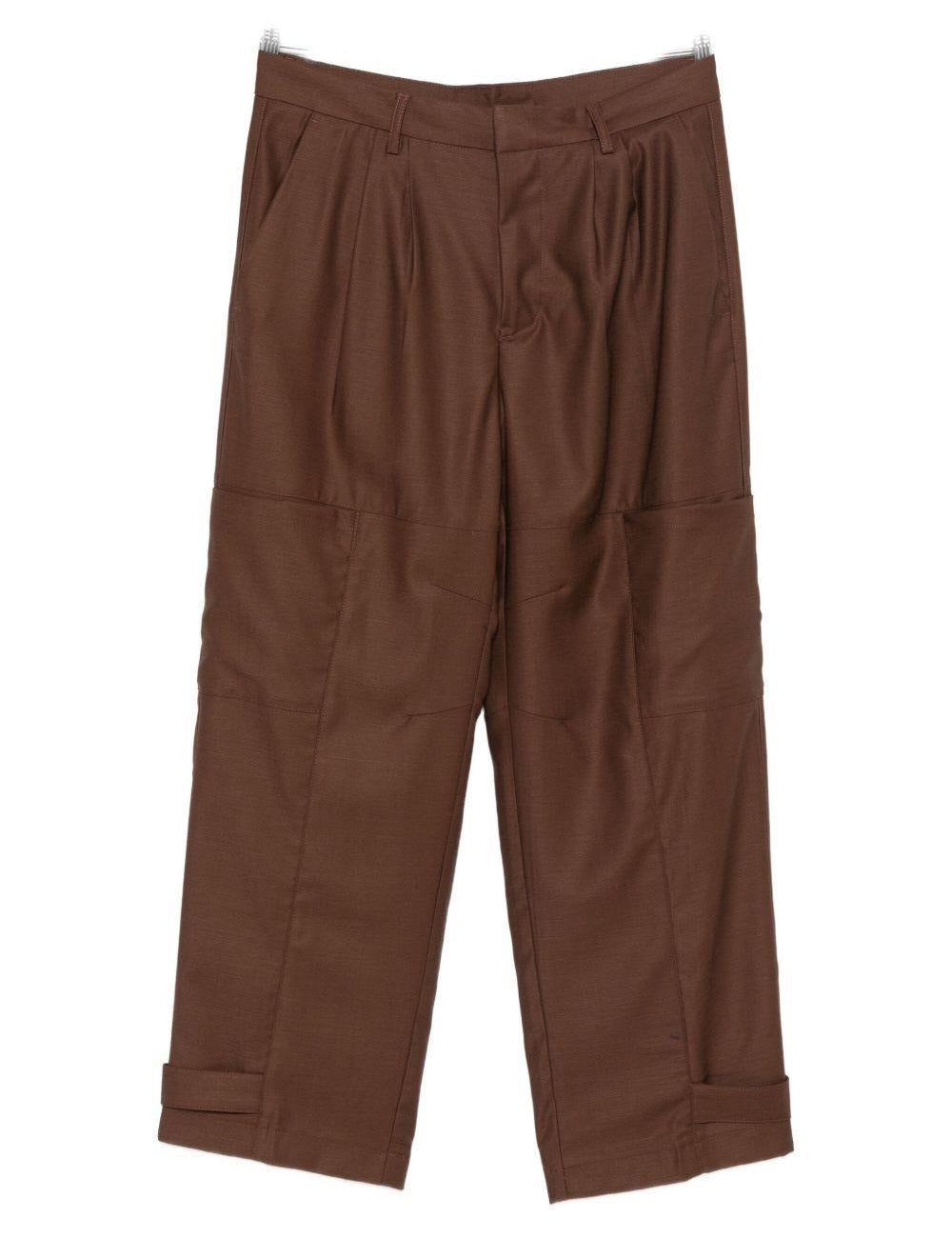 Pantaloni sartoriali in marrone Costumein - uomo 