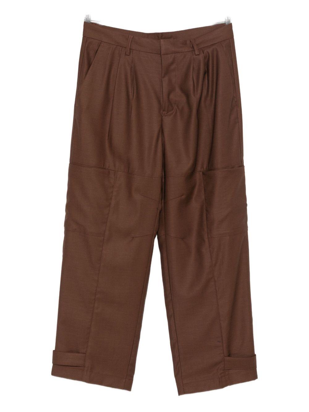Pantaloni sartoriali in marrone Costumein - uomo 