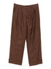 Pantaloni sartoriali in marrone Costumein - uomo