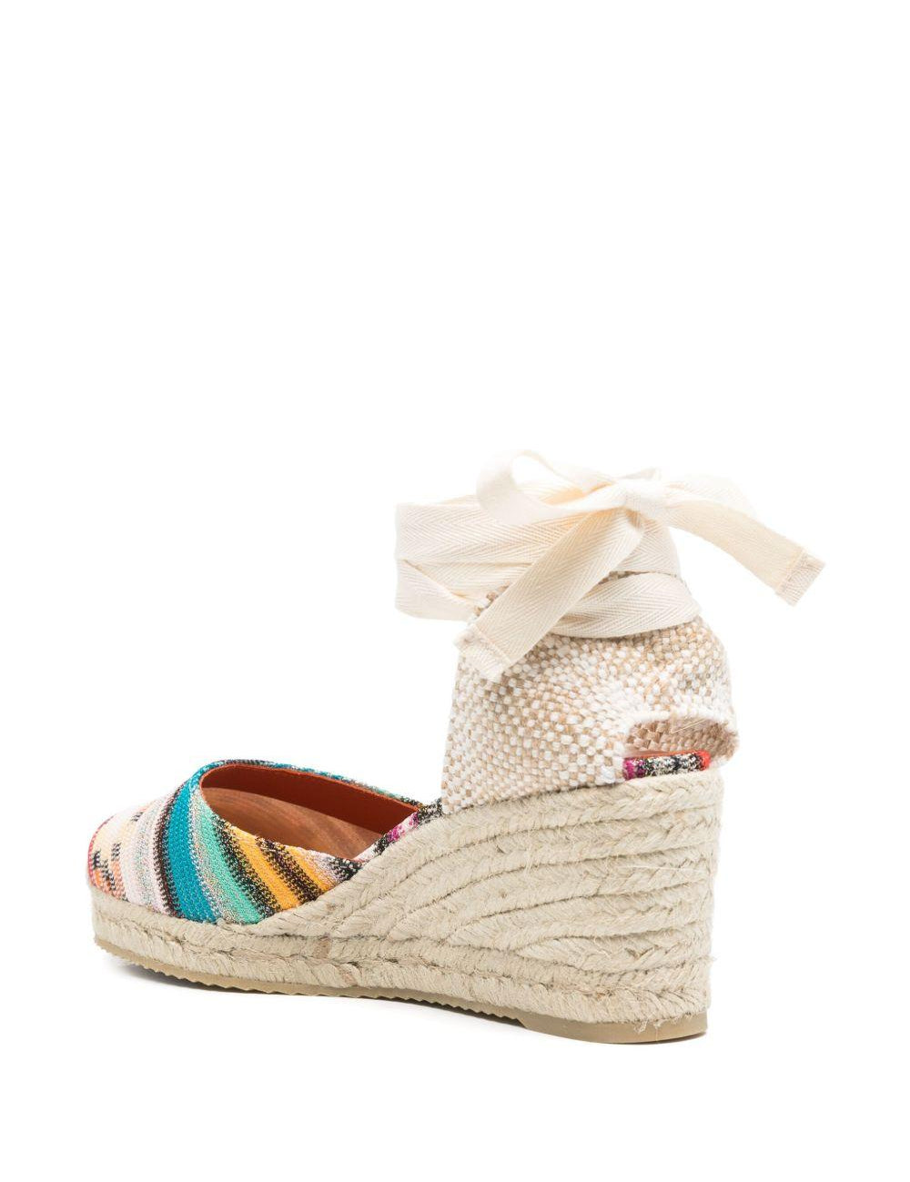 Espadrilles in maglia 65mm in multicolore Missoni - donna 
