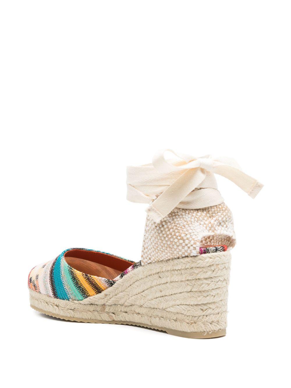 Espadrilles in maglia 65mm in multicolore Missoni - donna 