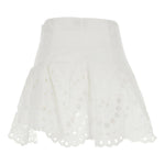 Minigonna con detagli in pizzo sail in bianco Charo ruiz ibiza 1989 - donna 