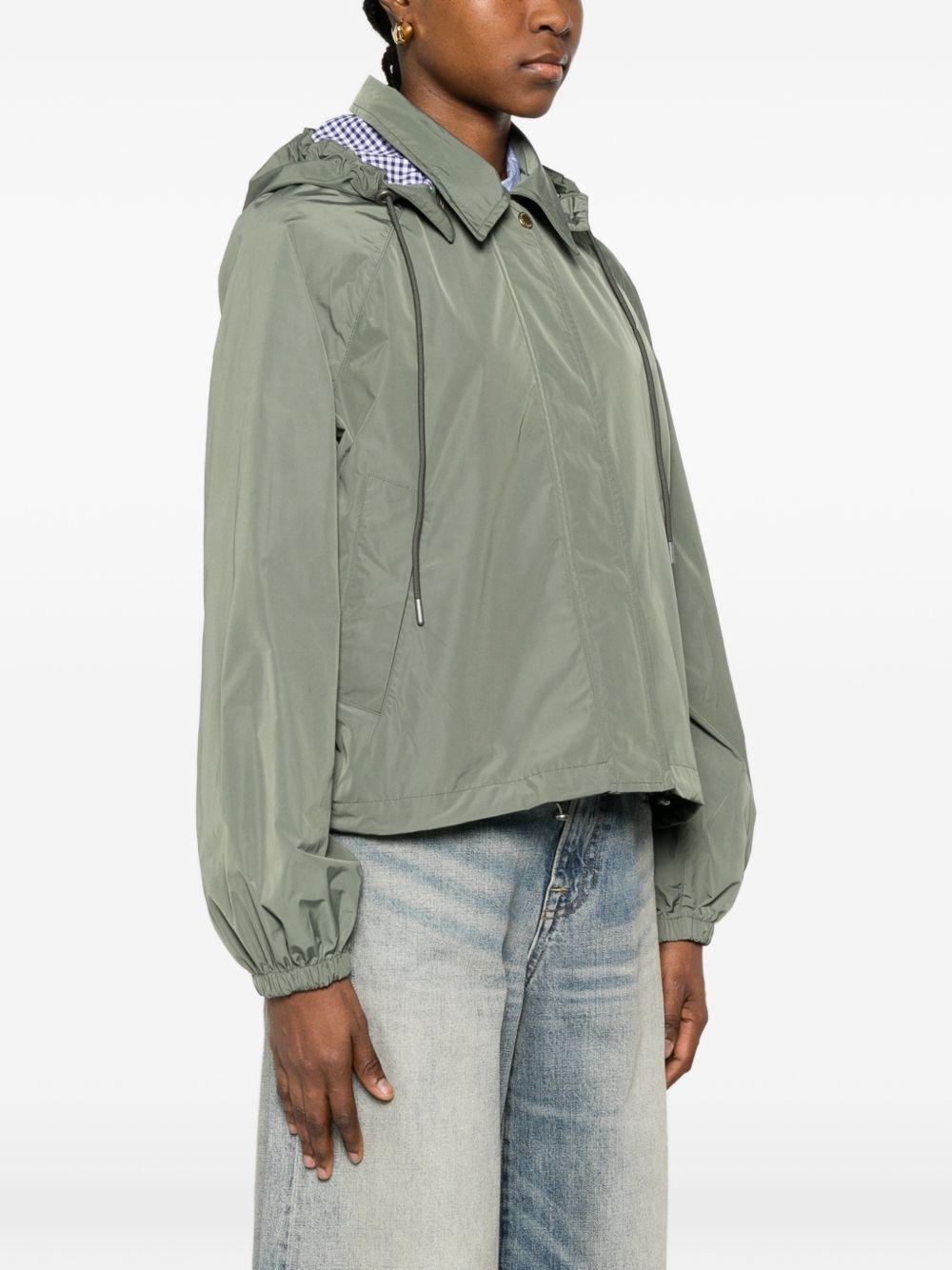 Giacca con cappuccio in verde Barbour x Paul Smith - donna 