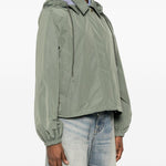 Giacca con cappuccio in verde Barbour x Paul Smith - donna 