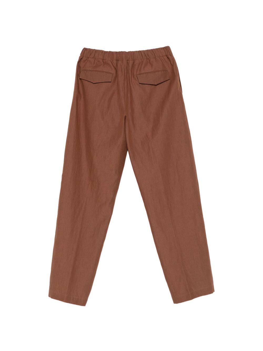 Pantaloni pavice in marrone Lardini - uomo 