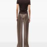 Pantaloni Stroll a gamba ampia in marrone Staud - donna 