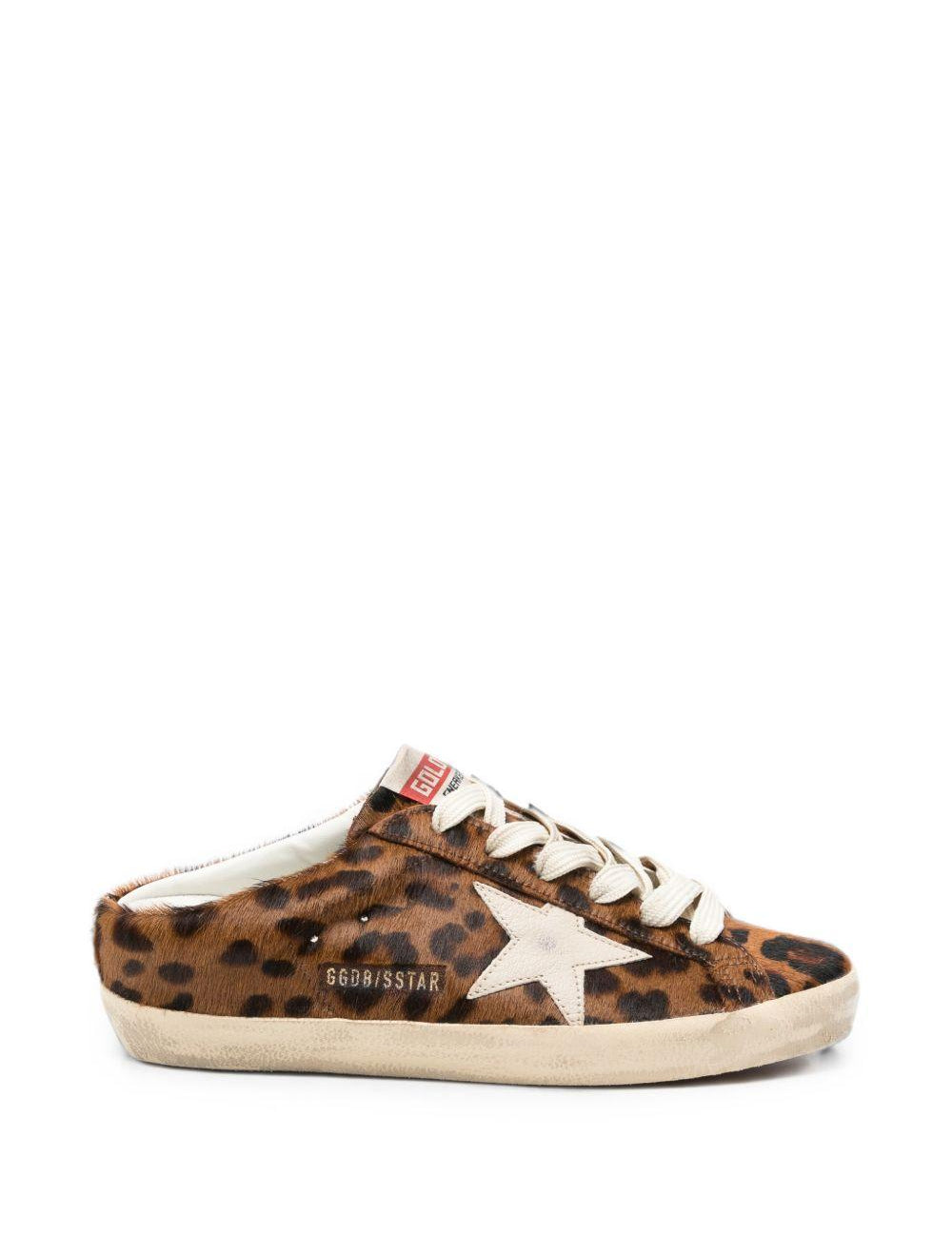 Sneakers-mules con stampa animalier Super-Star 