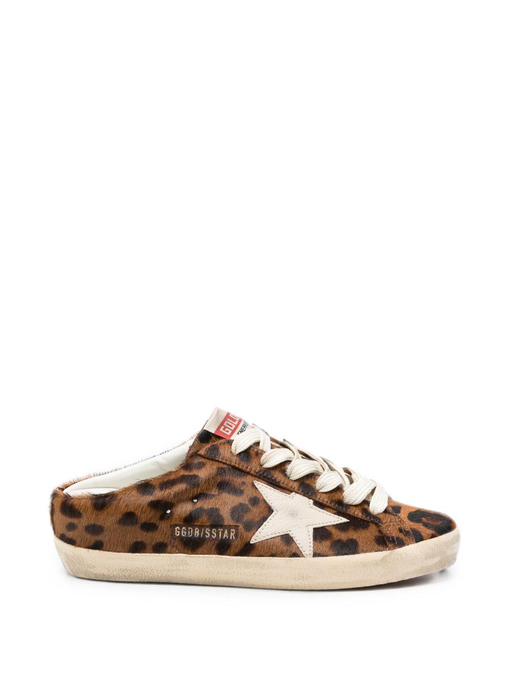 Sneakers-mules con stampa animalier Super-Star 