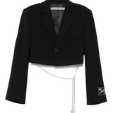 Giacca crop in nero Alexander wang - donna 
