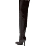 Stivali colt 100mm in bordeaux Khaite - donna 