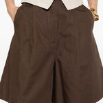 Pantaloncini a pieghe ECUBA in marrone Maxmara weekend - donna 