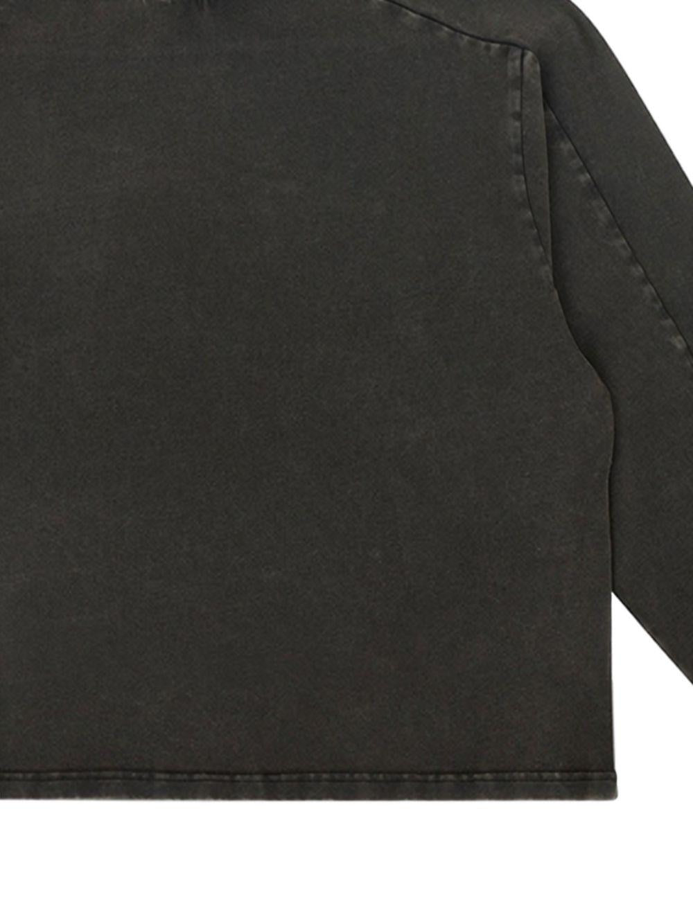 T-shirt a maniche lunghe in nero Entire studios - unisex 