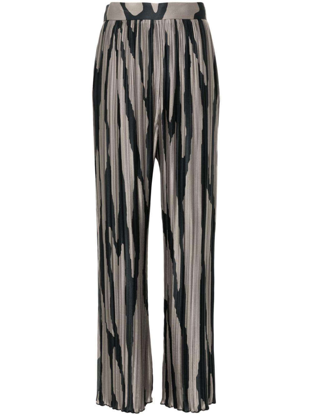Pantaloni con stampa in grigio di Lanvin - donna 