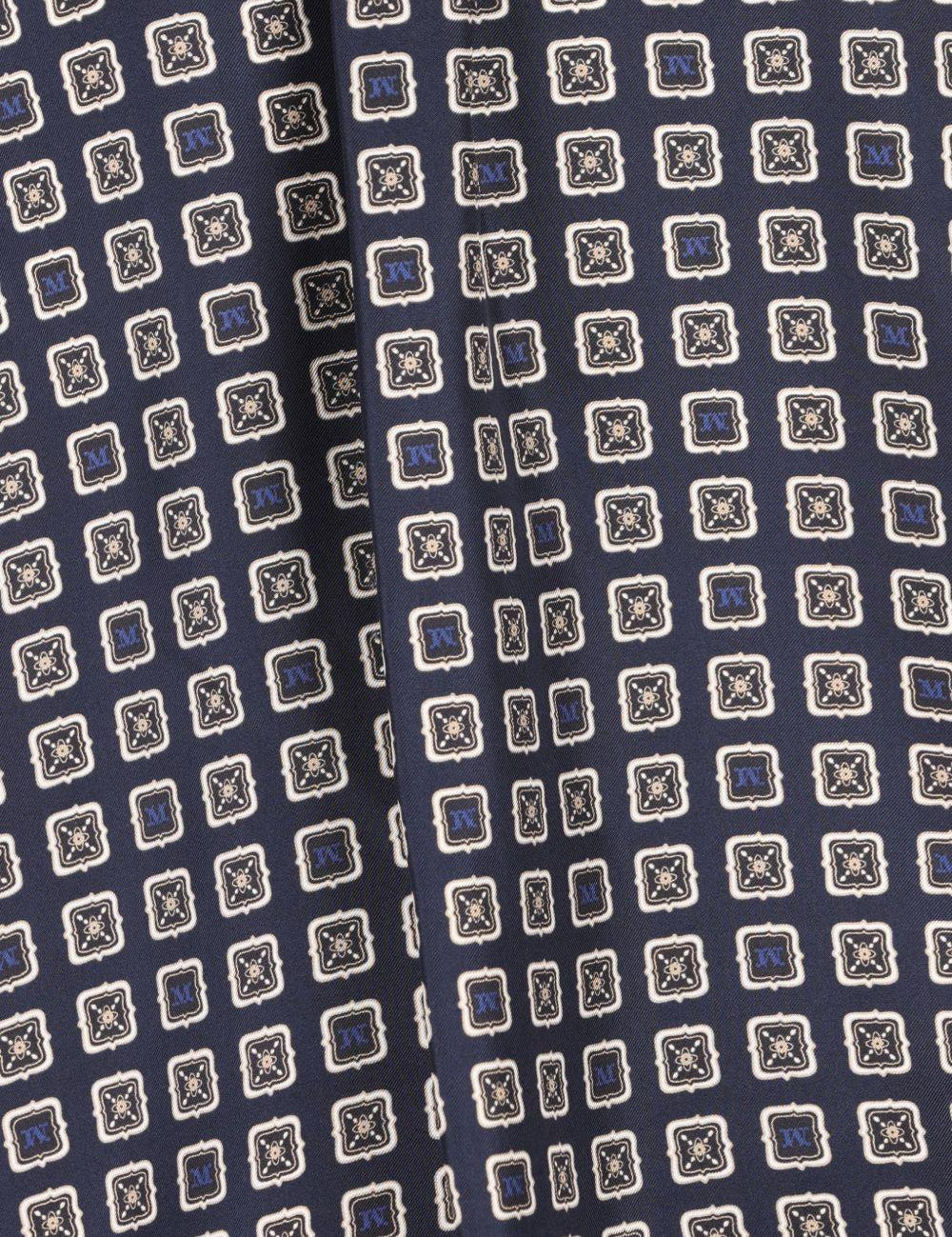 Camicia a fantasia disco in blu Maxmara - donna 